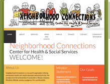 Tablet Screenshot of neighborhoodconnectionsvt.org